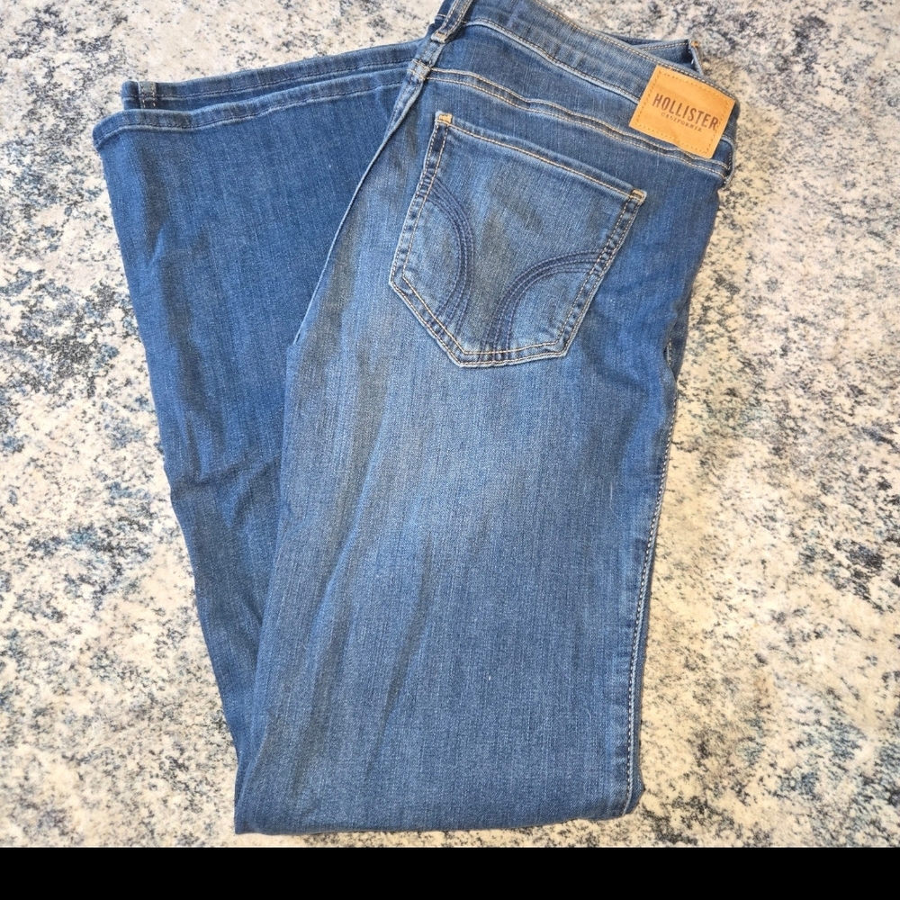 Hollister Women's Boot Cut Jeans - Blue